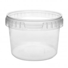 550 ML CLEAR TAMPER EVIDENT TUB and LID 550 ML CLEAR TAMPER EVIDENT TUB and LID